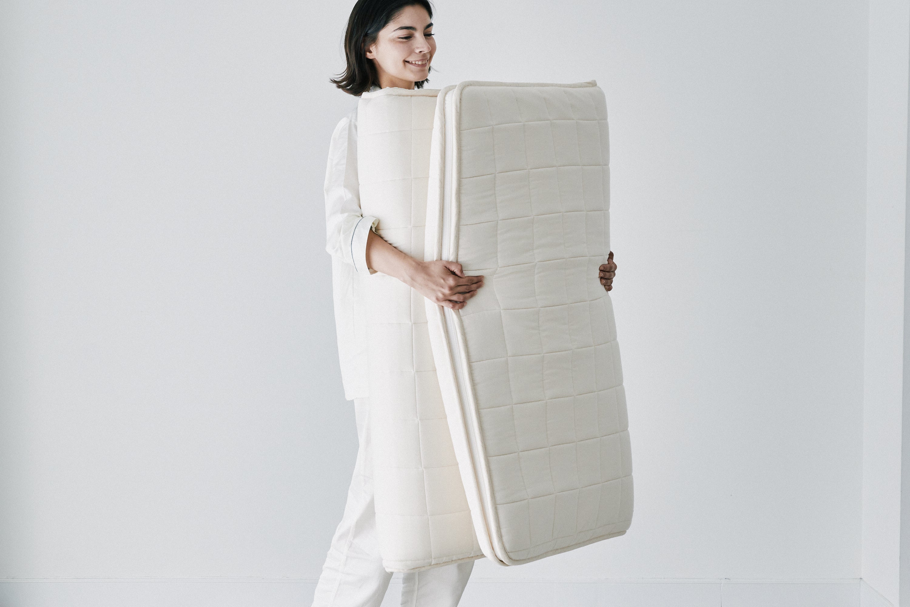 Mattress Basic｜英国ウール多層構造マットレス –  腰・肩にやさしい、薄くて軽い眠り